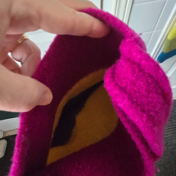 Felted wool shoulder bag - Picture 4 of 4